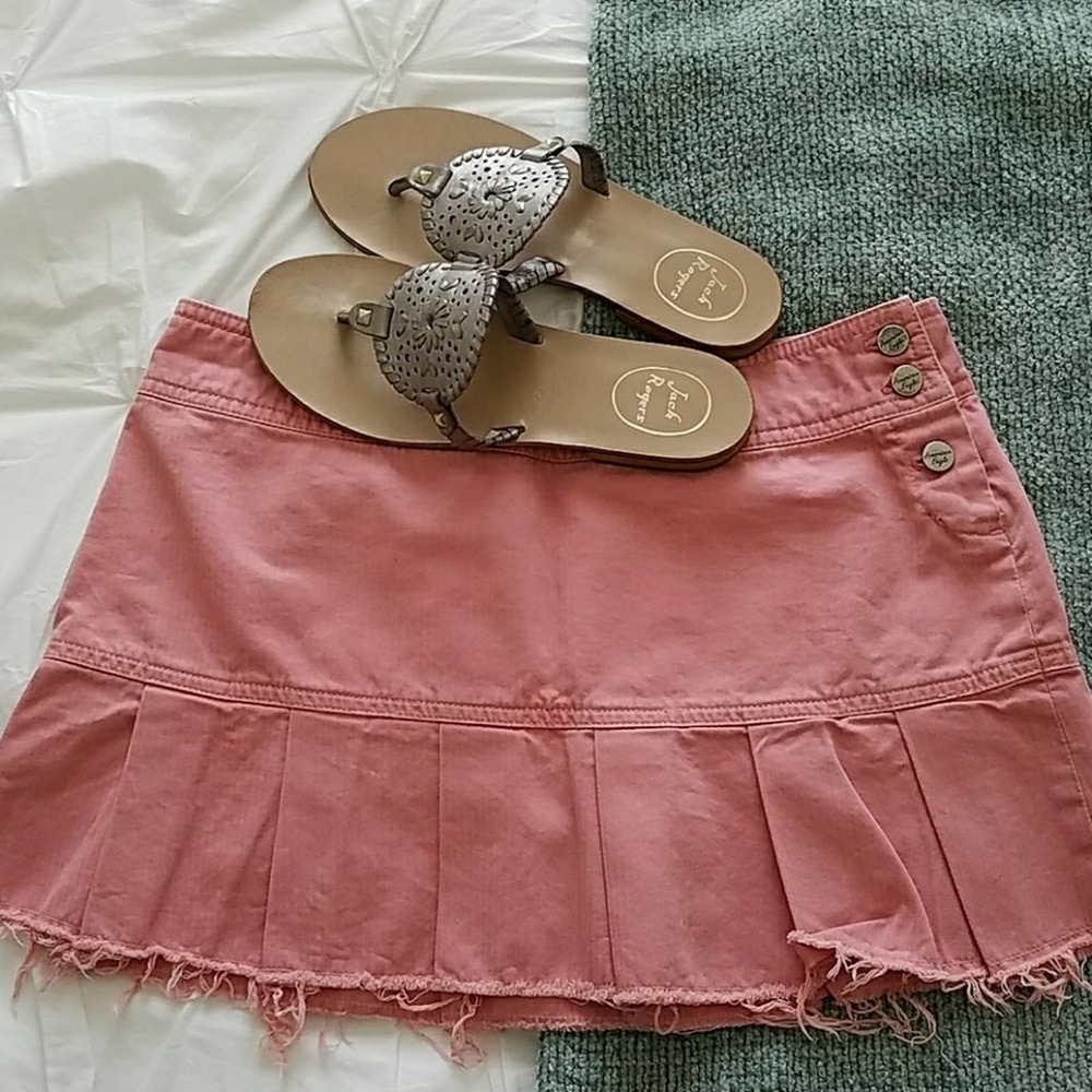 Vintage American eagle mini skirt  dusty pink